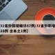 【31省份新增确诊87例/31省份新增确诊28例 含本土1例】