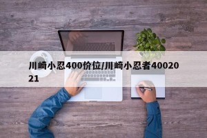 川崎小忍400价位/川崎小忍者4002021
